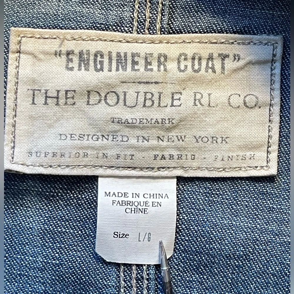 RRL Ralph Lauren engineer coat men’s size large - Picture 5 of 13